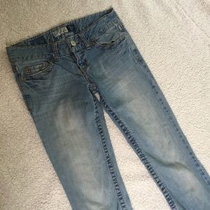 Aeropostale Long Hailey Skinny Flare Jeans